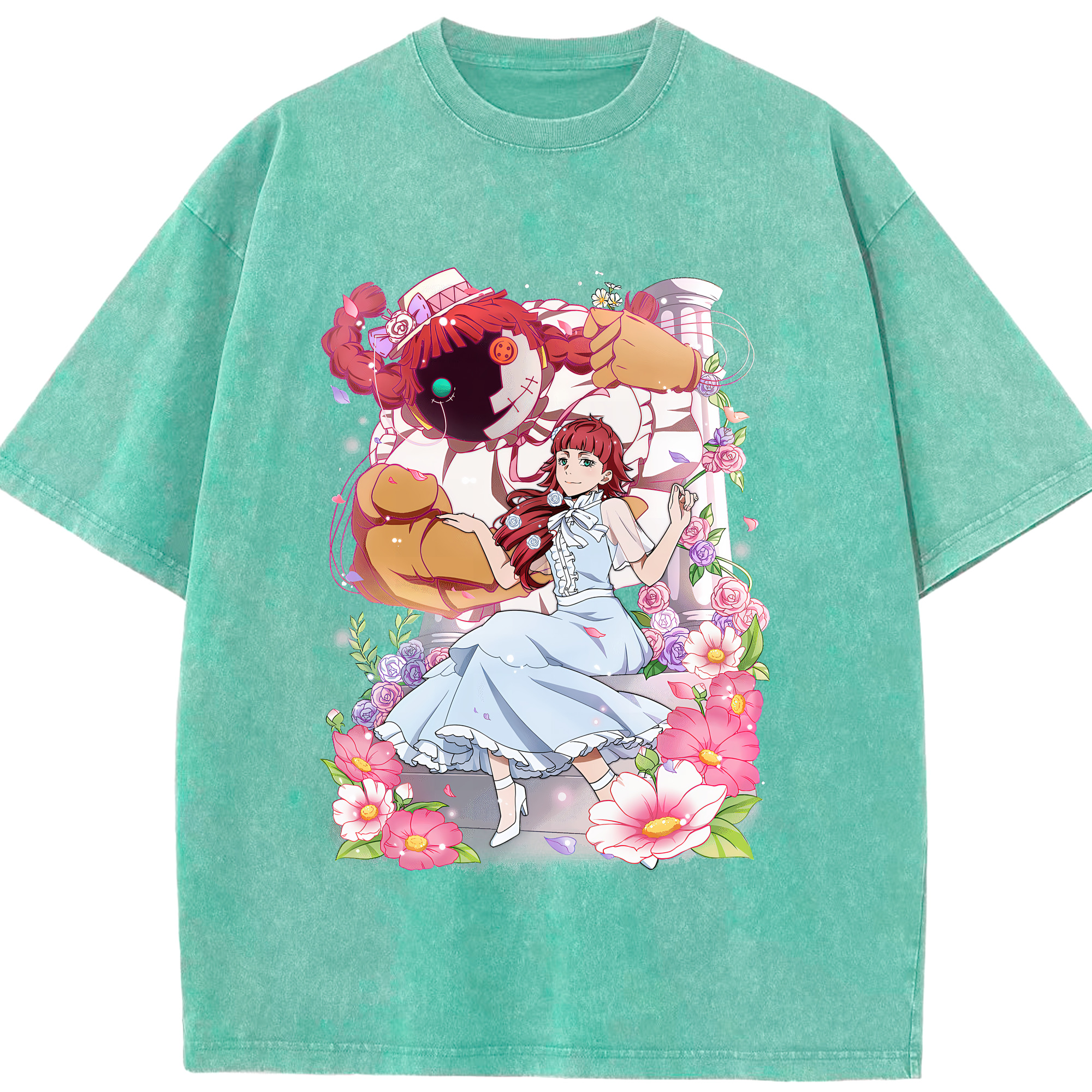 （画像用） 文豪ストレイドッグス Bungo Stray Dogs 綿100% ヴィンテージ風 半袖Tシャツ（フロントプリント）